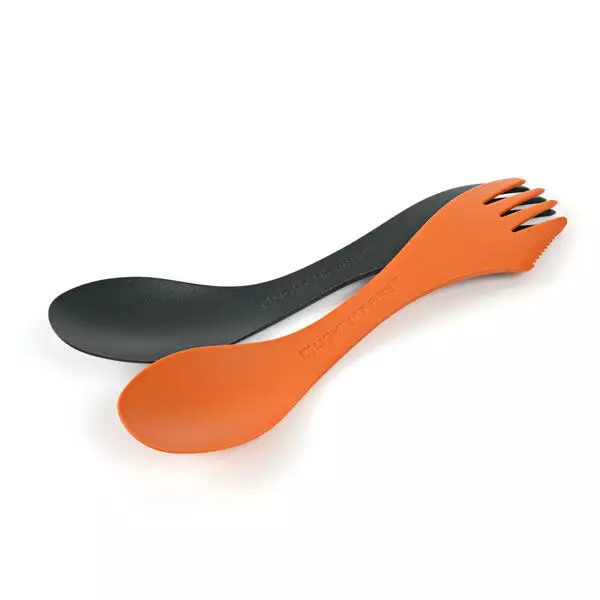 Light My Fire Spork Medium 2-pack Orange/Black - Kuksat ja aterimet - 7331423012718 - 1