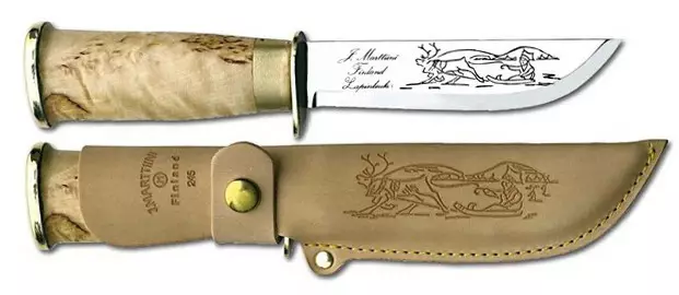 Marttiini Lapinleuku Sormisuojalla 245 - Puukot, kirveet ja teroittimet - 6416885147008 - 1