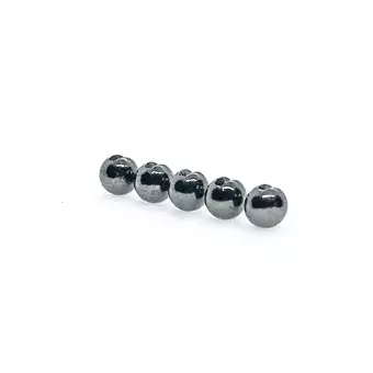 Medium Slotted Tungsten Beads Black Nickel 2,5mm - Kulor - 3973813582988 - 1