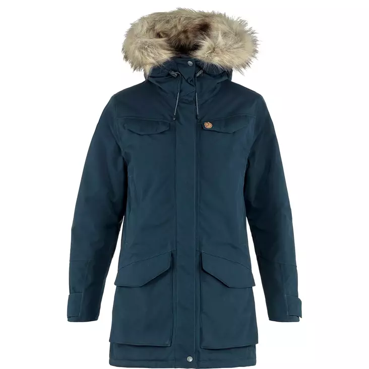 Nuuk Parka W Dark Navy S - Fjällräven Damjackor - 7323450789688 - 1