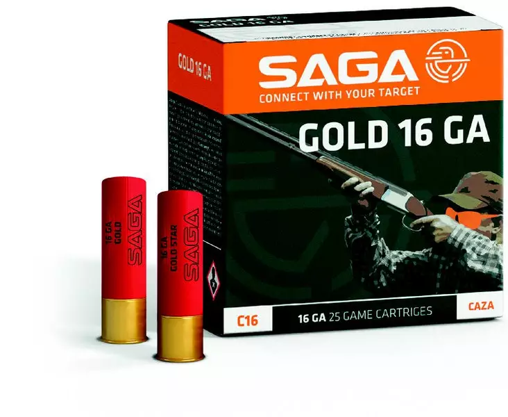 Saga Gold 16/70 28g 3,0mm 25kpl - Kaliber 16 - 8435101619448 - 1