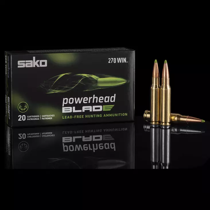 Sako .270 Win 7,8g Powerhead Blade 20kpl - Muut kiväärinpatruunat - 6438053166918 - 1