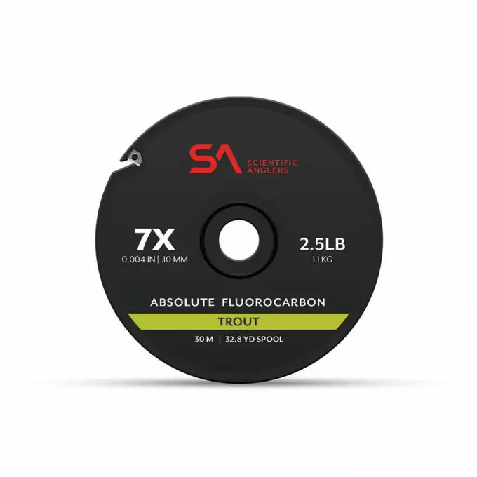 Scientific Anglers Absolute Fluorocarbon Trout Tippet 30m 0X (0,28mm) - Perhokalastus perukesiimat - 840309135528 - 1