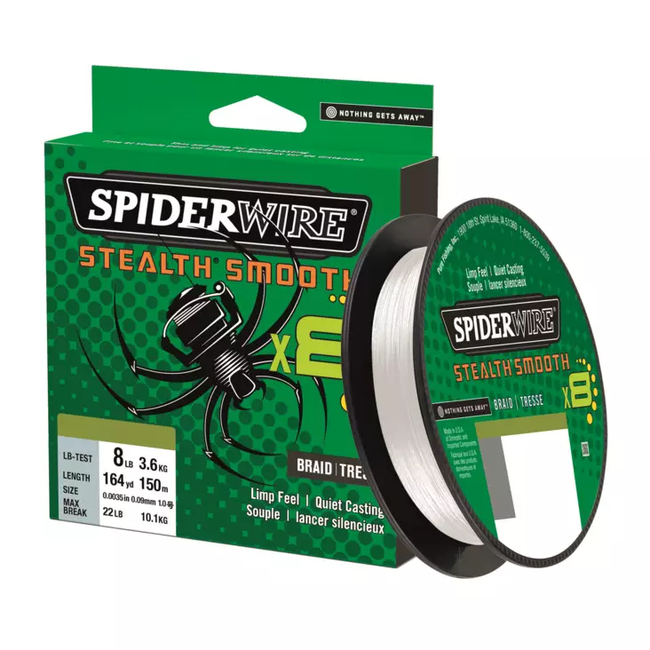 Spiderwire Stealth Smooth8 150m Translucent 0,29mm - Kuitusiimat - 022021663941 - 1