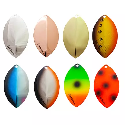 Svartzonker Turtle Blade Size 6 2kpl Silver - Spinnerbait osat - 7340031006118 - 1