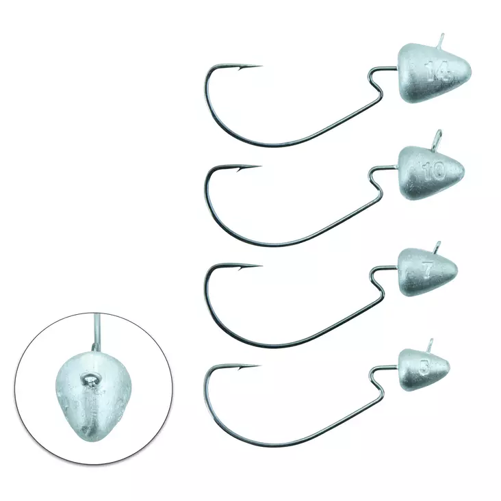 SZ Offset 2/0 Bismuth 2-pack 10g - Jigit ja jigipäät - 7340031021128 - 1