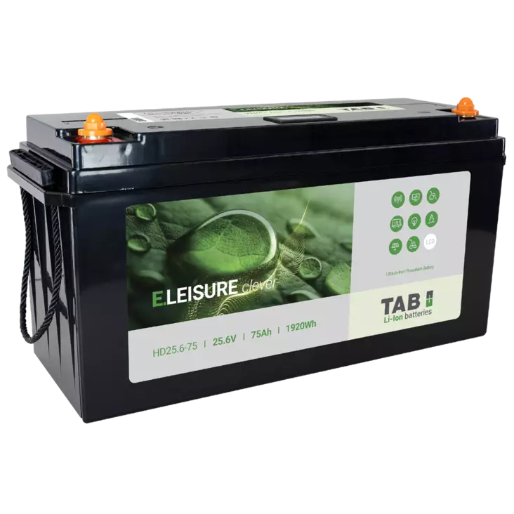 Tab HD 24V 75Ah LiFePO4 ELC BT HD24-75 - Batterier och laddare - 3838807049918 - 1