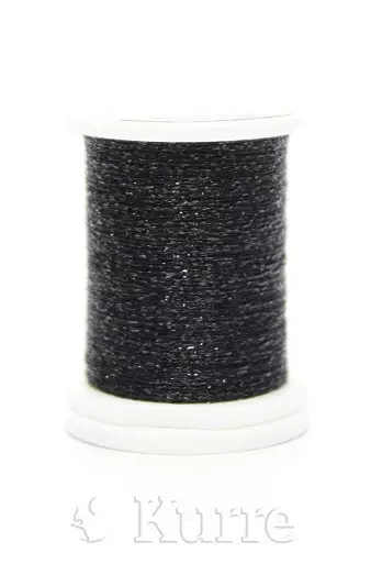 Textreme Glitter Thread (230den) Black - Perhonsidontalangat - 8057680720768 - 1