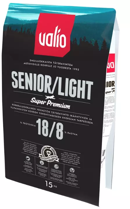 Valio Senior/Light 15kg - Koiranruuat - 6438347004988 - 1