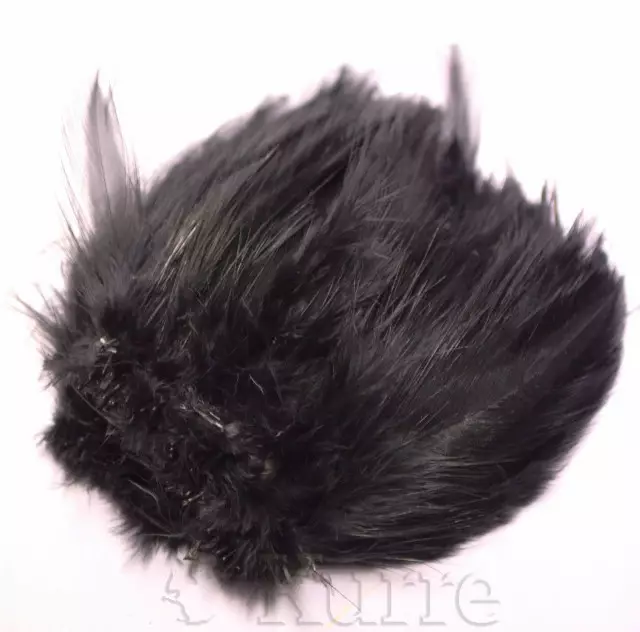 Wapsi Neck hackle strung black - Niskat - 053526009118 - 1