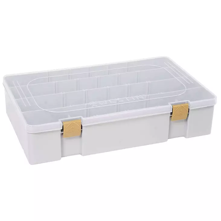 Westin W3 Tackle Box Grey/Clear 36x22,5x8cm - Pakit, laukut, rasiat - 5707549484708 - 1