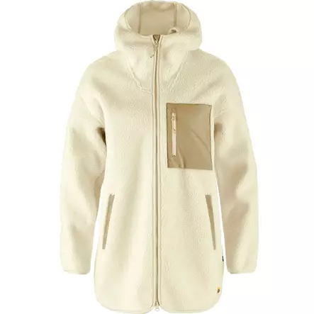 Fjällräven Vardag Pile Fleece Long W Chalk White S - Fleecetröjor och munktröjor - 7323451109249 - 1