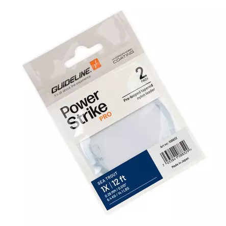 Guideline Power Strike Pro Sea Trout 12' 1X 0,26mm 6,4kg - Perhokalastus perukesiimat - 7033841088329 - 1