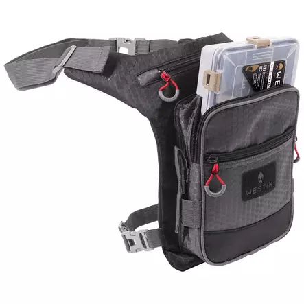 Westin W4 Leg Bag Medium Titanium Black - Pakit, laukut, rasiat - 5707549509319 - 2