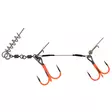 Mikado Jaws Double Evo Titanium XL UV 2/0 + 1/0 Stinger 25kg - Riggar och och småplock för gäddjiggar - 5900637141679 - 1