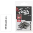 Mikado Jaws Triple Swivels XL 5,5cm 35kg 5kpl - Lukot ja leikarit - 5900637054689 - 1