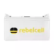 Rebelcell Li-Ion akku, 24V100A (2490 Wh). Paino n. 16kg. Jännite/varausnäyttö - Veneakut ja laturit - 7106623686799 - 2