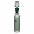 Stanley The Legendary Classic Bottle Hammertone Green 0,6L - Termokset ja juomapullot - 1200185004599 - 2