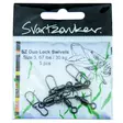 SZ Duo Lock Swivels #1 5kpl 55kg - Lukot ja leikarit - 7340031017619 - 3