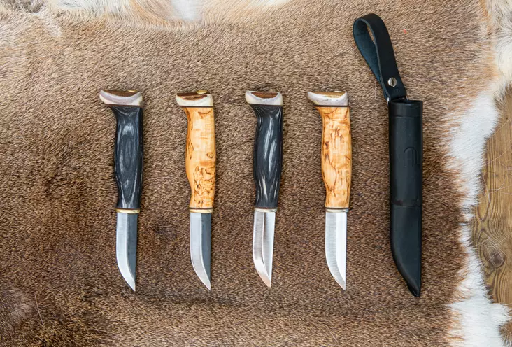 Arctic Legend Handicraft Knife Musta Visakoivu Hiiliteräs - Puukot, kirveet ja teroittimet - 6430067641016 - 1