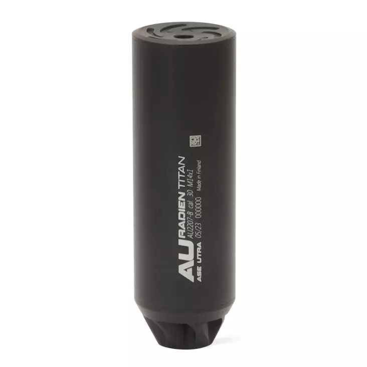 Ase Utra Radien Titan .30 Musta Cerakote M15x1 - Äänenvaimentimet - 4545458421879 - 1