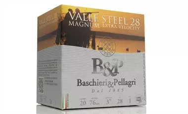 B&P Valle Steel Magnum 28g 20/76 3,3mm 25kpl - Kaliiperi 20 - 8034134049989 - 2
