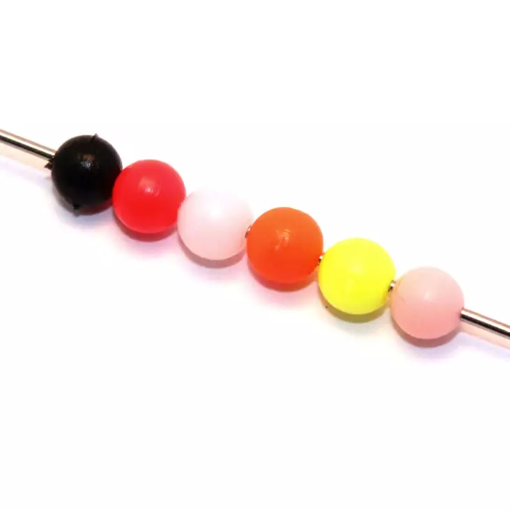 Deluxe Plastic Beads 5mm Yellow 5kpl - Spinnerbait delar - 3954684321599 - 1