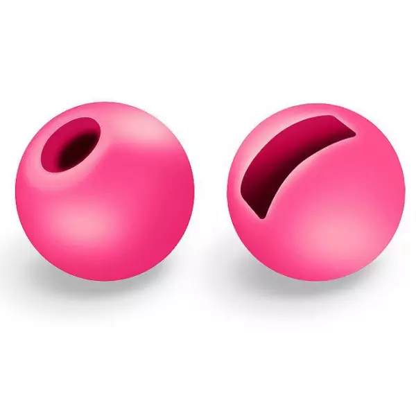 Fasna Slotted Tungsten Beads Fluo Pink 2,5mm - Kulor - 3973814165869 - 1