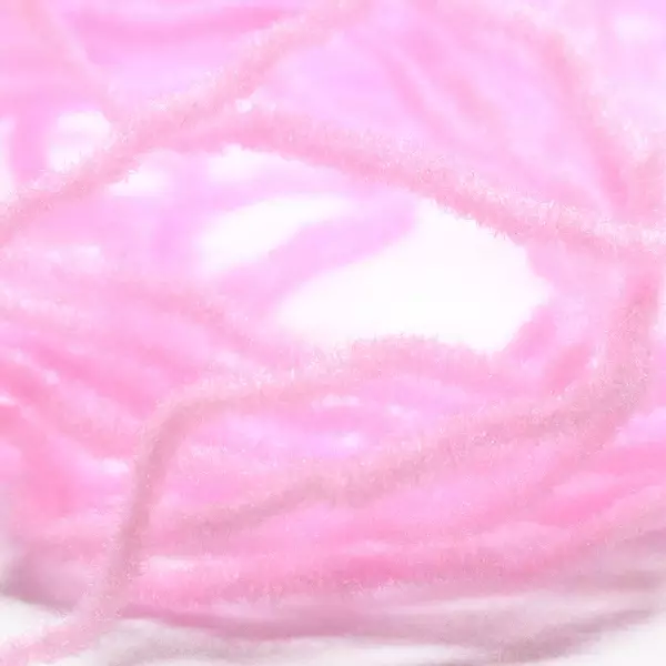 Fasna Supersoft Worm Chenille Baby Pink - Perhon runkomateriaalit - 8720959504894 - 1