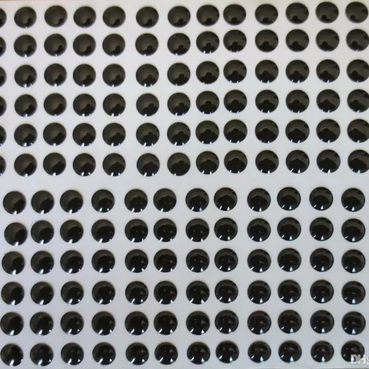 Fisheyes 3D 12mm Black 56kpl - Viehesilmät - 3966043871779 - 1