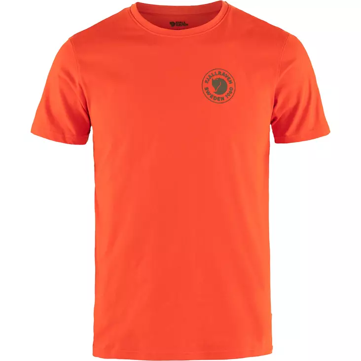 Fjällräven 1960 Logo T-Shirt Mens L Flame Orange - T-Paidat - 7323450986599 - 1