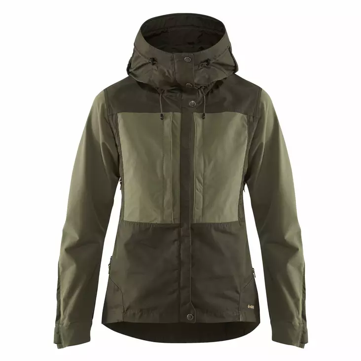 Fjällräven Keb Jacket W Deep Forest/Laurel Green L - Naisten Fjällräven takit - 7323450498009 - 2