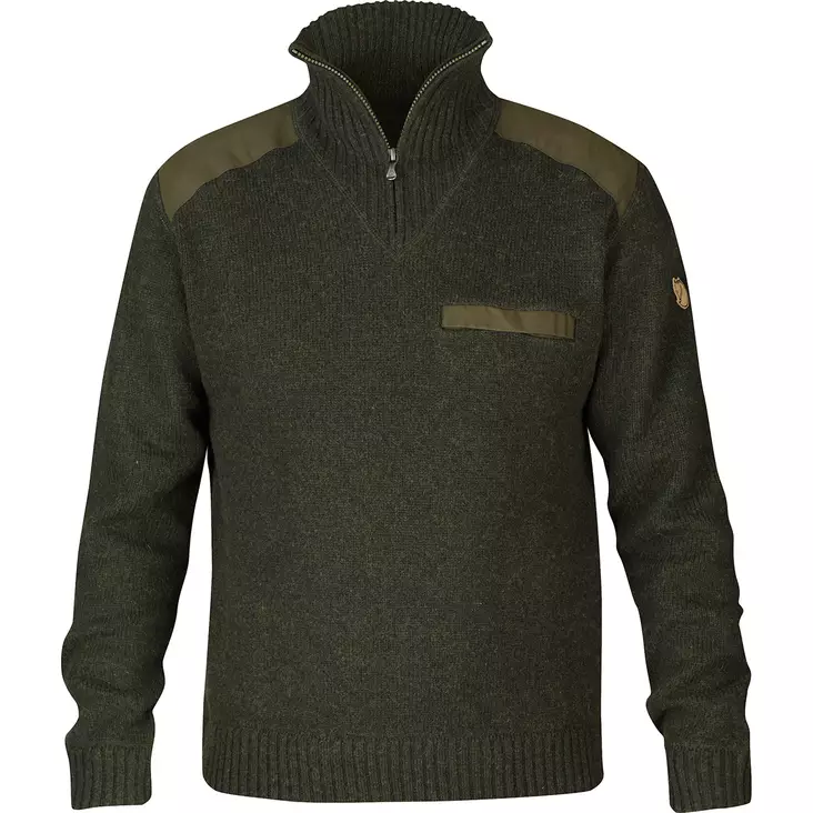Fjällräven Koster Sweater M Dark Olive L - Villapaidat ja neuleet - 7392158789269 - 1