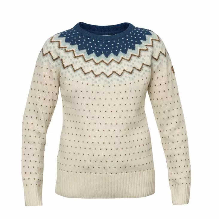 Fjällräven Övik Knit Sweater W Glacier Green L - Fleecet ja hupparit - 7323450383909 - 1