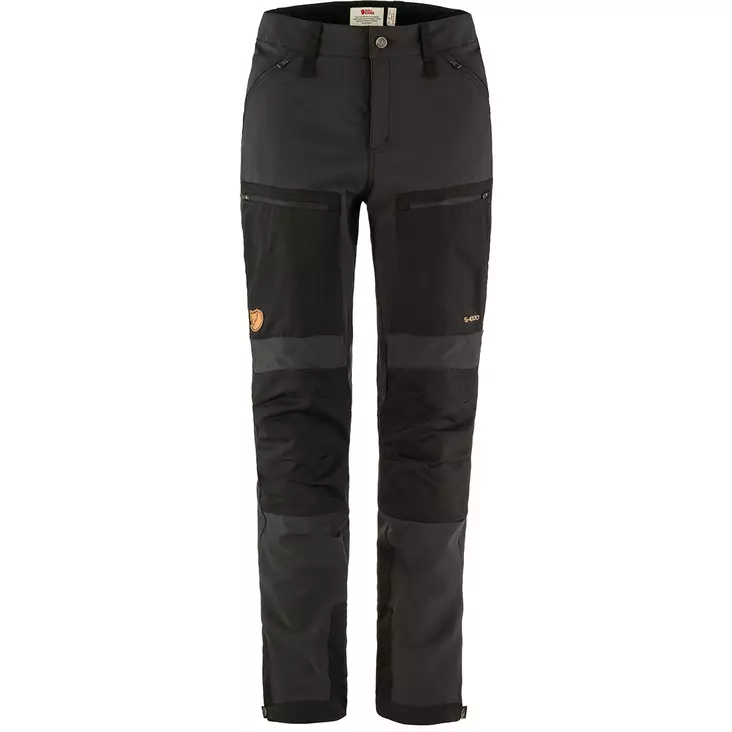 Keb Agile Trousers Black W 34/R - Naisten Fjällräven housut - 7323451007019 - 1