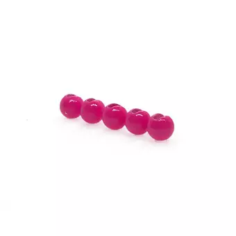 Medium Slotted Tungsten Beads Fluo Pink 2,5mm - Perhokuulat - 3973814165869 - 1