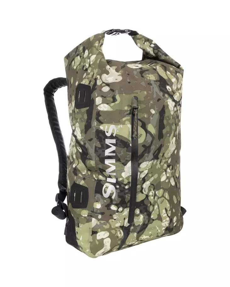 Simms Dry Creek Simple Pack Riparian Camo 25L - Perhokalastuslaukut, liivit ja vyöt - 694264517819 - 1