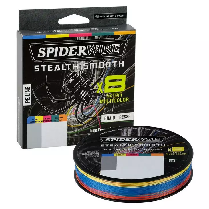 Spiderwire Smooth 8 Multicolor 600m 0,29mm 26,4kg - Kuitusiimat - 028632345719 - 1