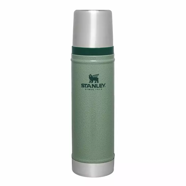 Stanley The Legendary Classic Bottle Hammertone Green 0,6L - Termokset ja juomapullot - 1200185004599 - 1