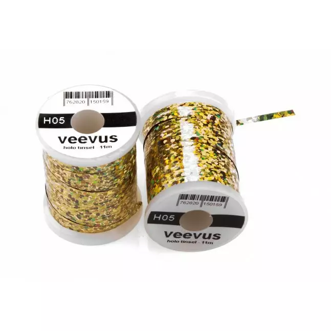 Veevus Holo Tinsel Large Gold 11m - Trådar - 762820150159 - 1
