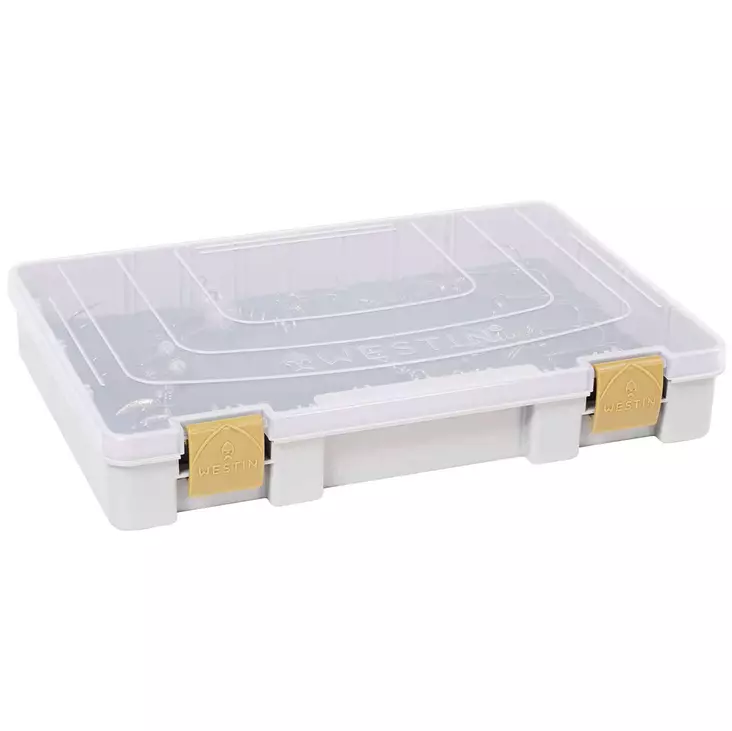 Westin W3 Rig Box Grey/Clear - Pakit, laukut, rasiat - 5707549484739 - 1